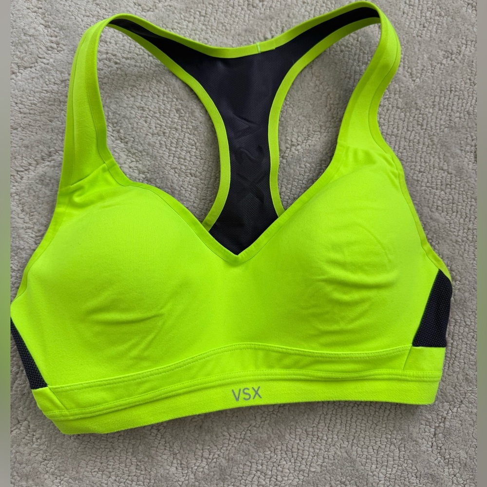 Victoria Secret/ VSX / Neon Lime Sports Bra/34 B